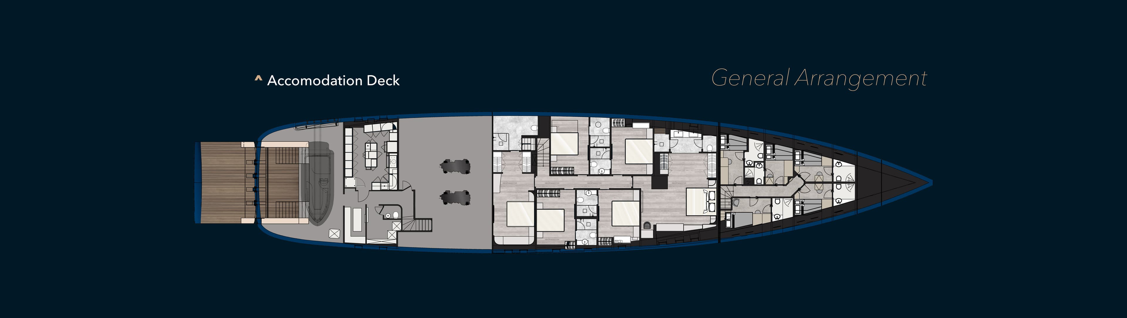 Güverte Planları — Accomodation Deck