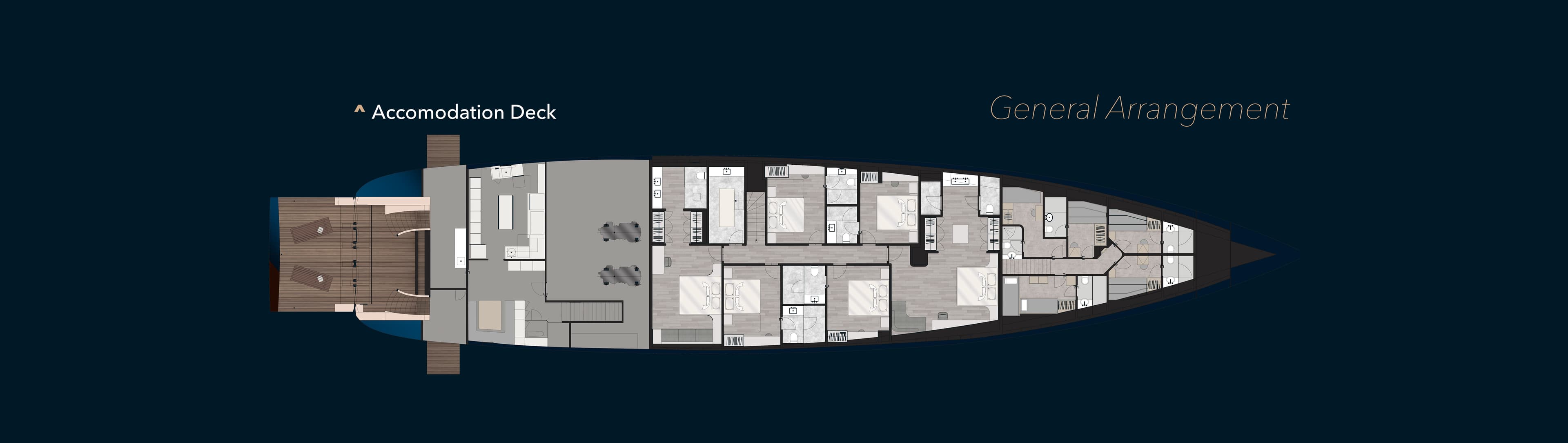 Güverte Planları — Accomodation Deck