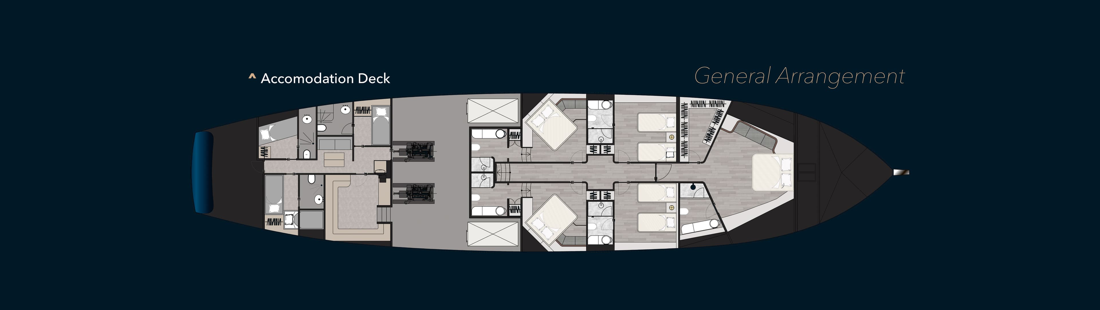 Güverte Planları — Accomodation Deck