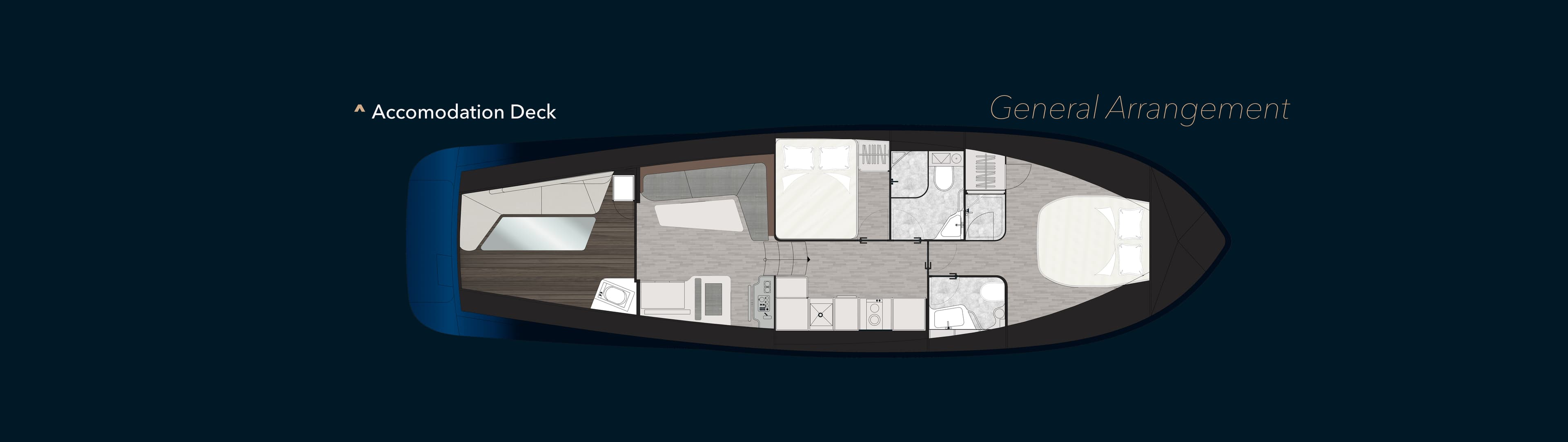Güverte Planları — Accomodation Deck