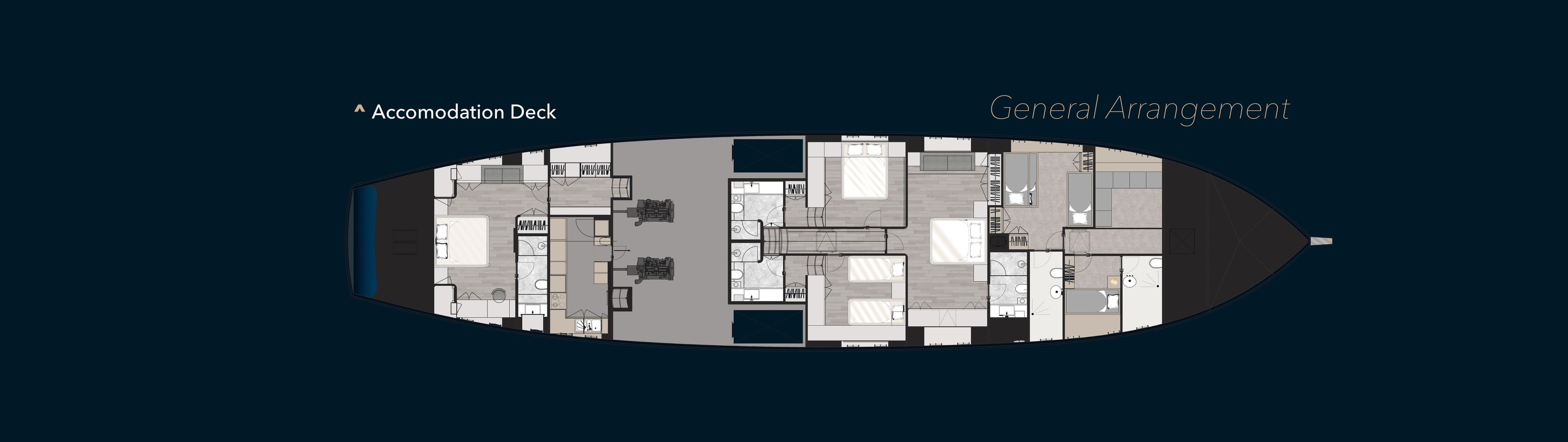 Güverte Planları — Accomodation Deck