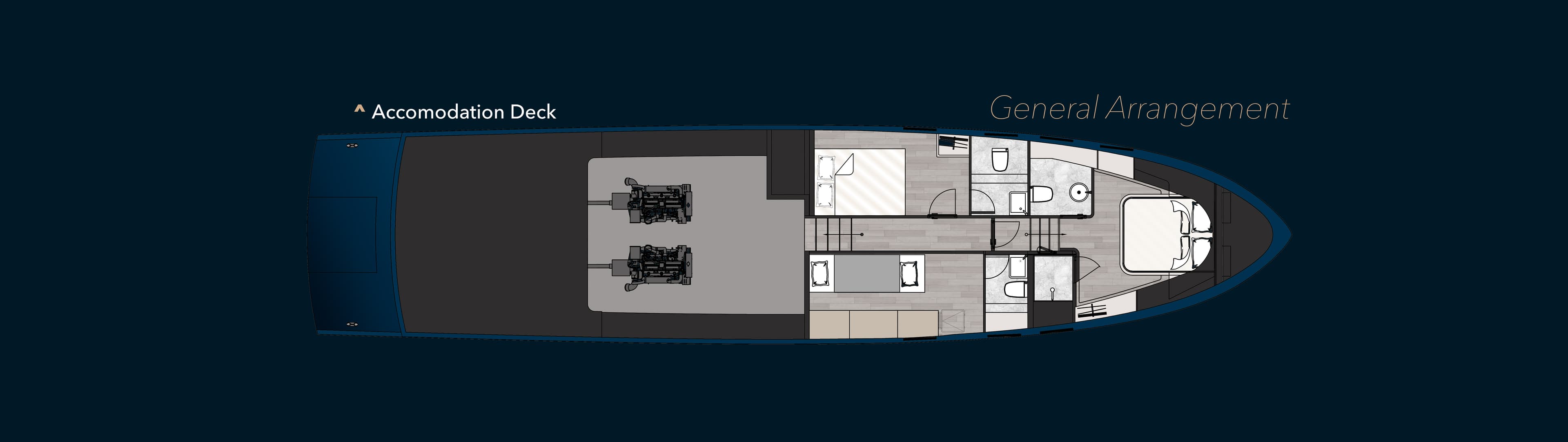 Güverte Planları — Accomodation Deck