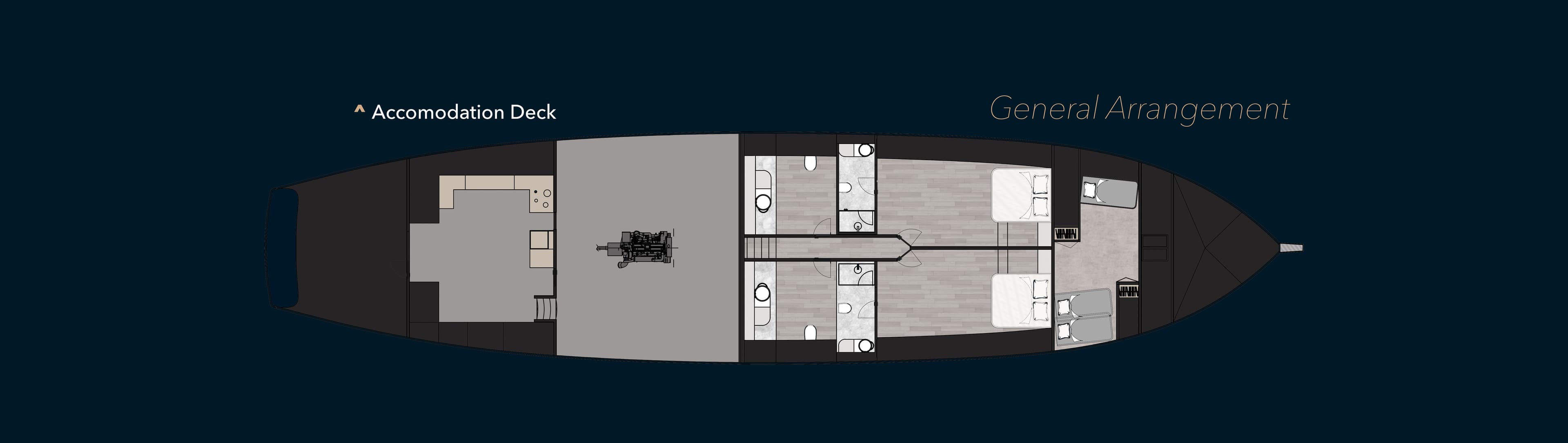 Güverte Planları — Accomodation Deck
